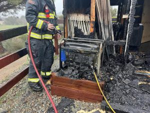 Structure Fire In Burson Caused By Generator