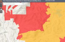 CAL Fire State Responsibility Area Fire Hazard Severity Zones map