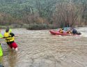 Rescuing flood victims in Calaveras County