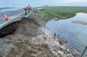 Flood damage closes a section of HWY 4 in the Farmington area