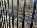 Fencing erected on HWY 108 eastbound off-ramp onto Stockton Road in Sonora