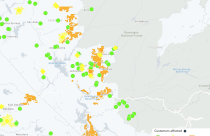 PG&E Power Outage Map