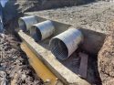 Repairs made by Caltrans crews on Highway 4 in the Farmington area