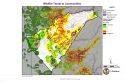 Wildfire Threat to Communities map