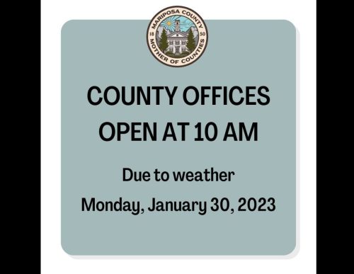 Mariposa County Govt Announcement