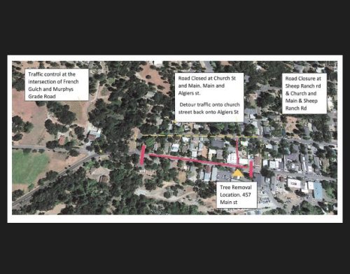 Emergency Road Closure In Murphys