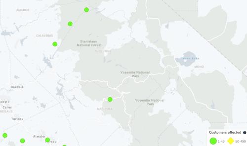 PG&E Power Outage Map