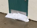 Sand in sandbags to prevent flooding