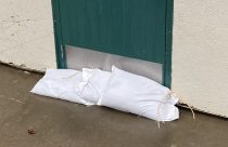 Sand in sandbags to prevent flooding