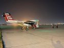 CAL Fire pilot training aircraft to take off form McClellan Airtanker Base i