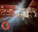 Fire in wine warehouse in the Plymouth area of Amador County