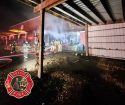 Fire in wine warehouse in the Plymouth area of Amador County