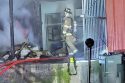 Fire in wine warehouse in the Plymouth area of Amador County