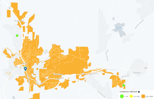 PG&E Power Outage Map