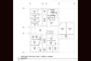 Proposed Floor Plan for internal elevator on level 2