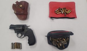 Stolen gun and ammunition confiscated by deputies