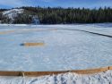 Unauthorized ice rink at Pinecrest