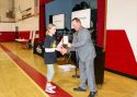 Quinn Igoe receives first place award from Superintendent Zack Abernathy