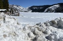 Recent storms dump significant snow at Pinecrest Lake