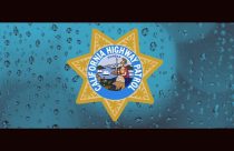 CHP log with rain background