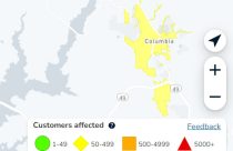 PG&E power outages stretching from Sonora to Columbia in Tuolumne County