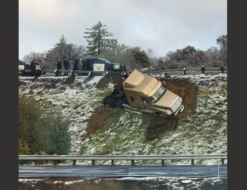 Crash on Highway 108 Overpass