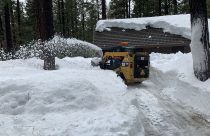 Snow removal in the Pinecrest area of STF
