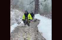 TUD crews working to clear floating ice