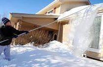 Threat of collapsing roofs due to snow in the Mother Lode