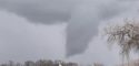 Possible funnel cloud sighted from Chinese Camp looking toward Jamestown