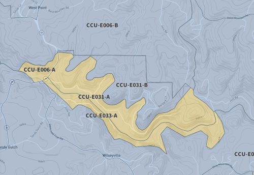 Evacuation Warning Zone In Yellow