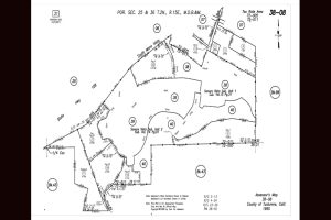 Tuolumne County Assessor's Map of the property