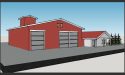 Artist Rendering of Chicken Ranch Rancheria of Mi Wuk Indians Fire Station