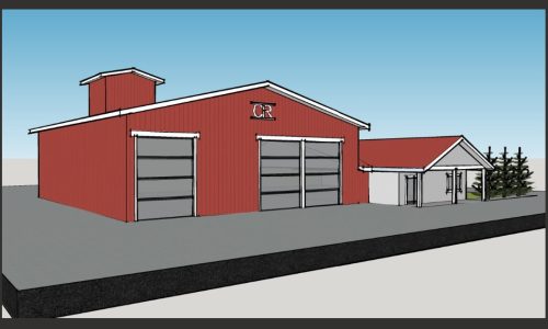 Artist Rendering of Chicken Ranch Rancheria of Mi Wuk Indians Fire Station