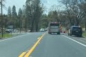 Crash at the Shaws Flat Road and Highway 49 intersection in Sonora
