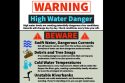 High Water Danger Warning flyer ACSO
