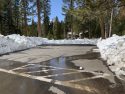 Snow removed from Pinecrest parking lot