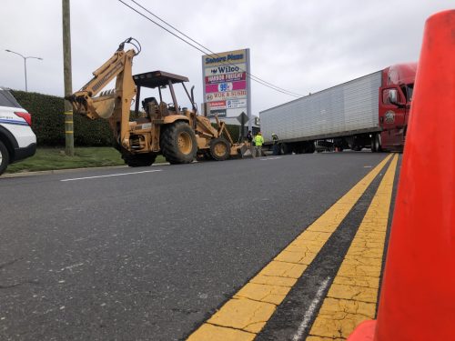 Crash Impacts Traffic On Mono Way