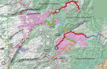 Forest OSV Highway 108 Sonora Pass closure map