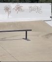 Graffiti at the Mariposa skate park