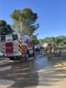 House and vegetation fire in the Wallace area of Calaveras County