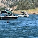 Tuolumne County Sheriff's Boat Safety Team on the waters during National Boating Safety Week