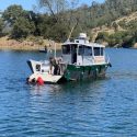 Tuolumne County Sheriff's Boat Safety Team on the waters during National Boating Safety Week