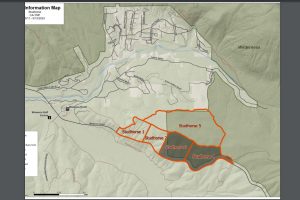 Yosemite National Park map of Studhorse prescribed burn