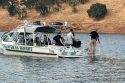 Boat patrol on New Melones