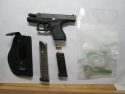 Gun found in fleeing vehicle