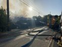 Structure fire in Valley Springs