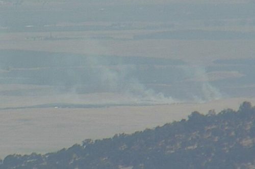 Vegetation fire east of Copperopolis in Calaveras County