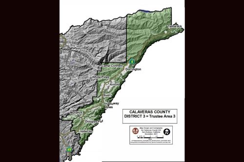 CCOE Board Trustee Area 3 map