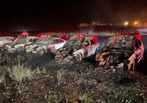 Fire damages vehicles in Valley Springs